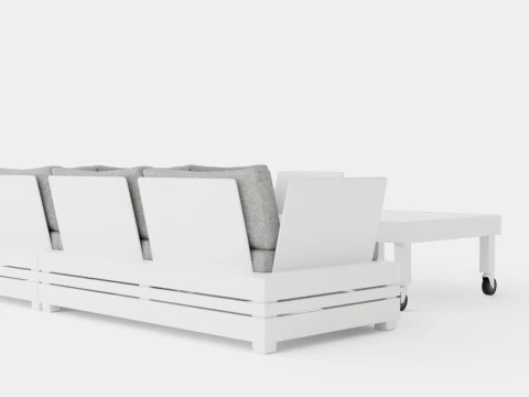 Ambon sofa set 3D Model