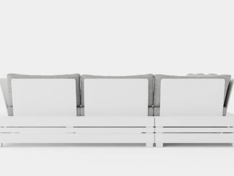 Ambon sofa set 3D Model