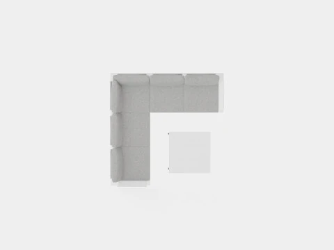 Ambon sofa set 3D Model