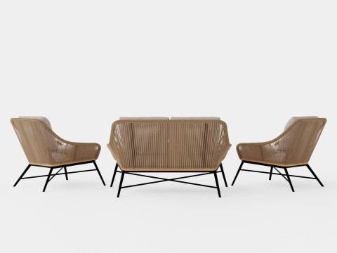 Pembroke sofa set 3D-Modell