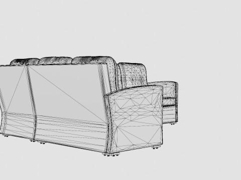 Ashfield sofa set Model 3D