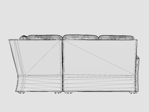 Ashfield sofa set 3D Model