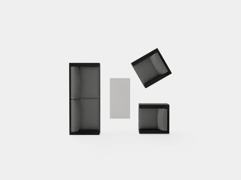 Ninja sofa set 3D Model