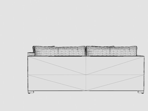 Ninja sofa set Model 3D