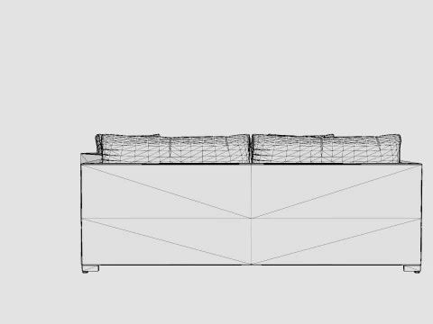 Ninja sofa set 3D Model