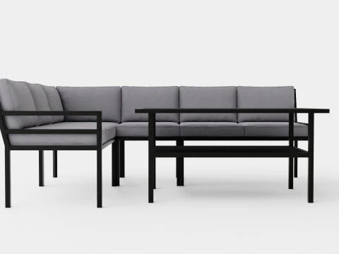 Set sofa Bergerac Model 3D