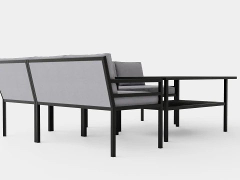 Set sofa Bergerac Model 3D