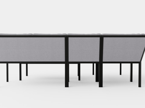 Bergerac sofa set 3D Model