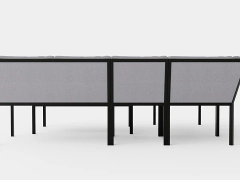 Set sofa Bergerac Model 3D