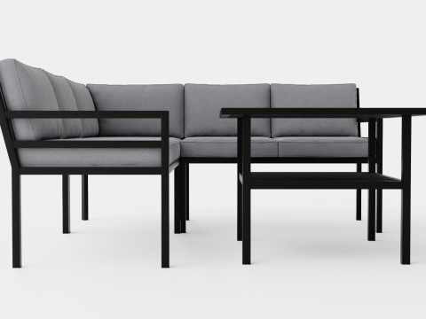 Bergerac sofa set 3Dモデル