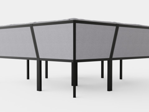 Bergerac sofa set Model 3D