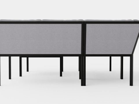 Bergerac sofa set Model 3D