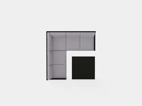 Bergerac sofa set 3D Model