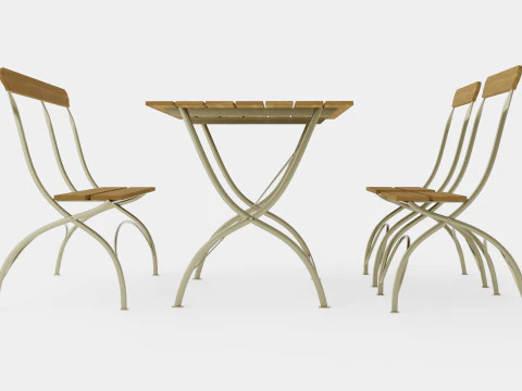 Set da pranzo Bryggeri Modello 3D