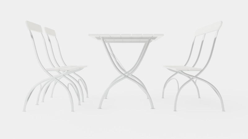 Bryggeri dining set Modelo 3D .c4d .max .obj .3ds .fbx .stl .blend 
