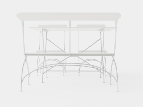 Bryggeri dining set Modelo 3D