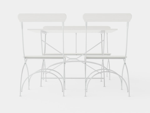 Bryggeri dining set Modelo 3D
