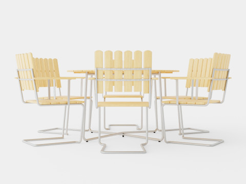 A2 and 9A dining set 3D Model