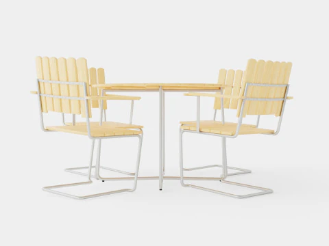 Set da pranzo A2 e 9A Modello 3D