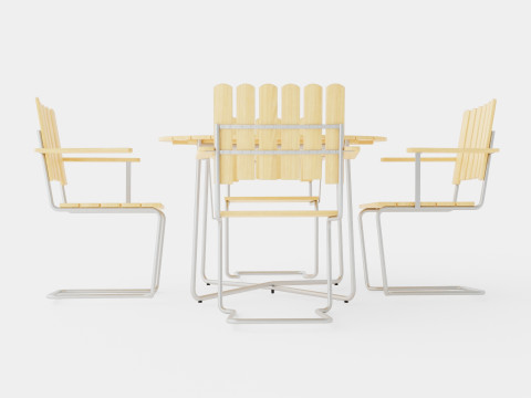 A2 and 9A dining set 3D Model