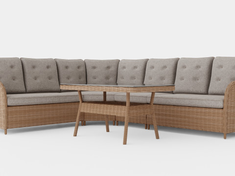 Easton corner sofa set 3D Модель
