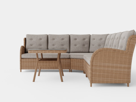 Easton corner sofa set Modelo 3D