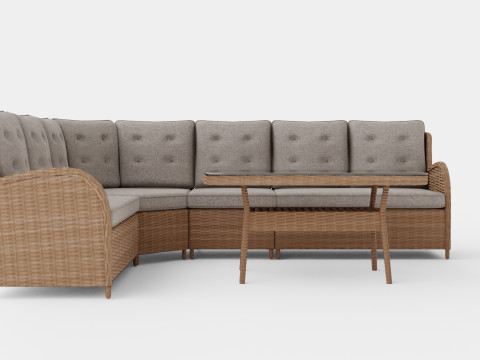 Easton corner sofa set Modelo 3D