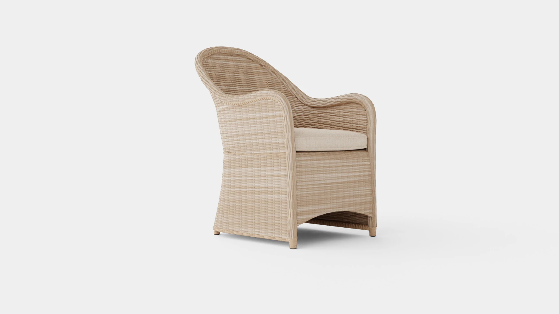 Roma armchair 3D Model .c4d .max .obj .3ds .fbx .stl .blend 