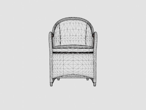 Roma armchair 3Dモデル