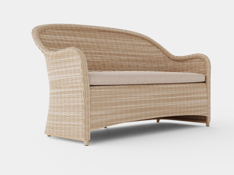Roma 2-seater sofa 3D-Modell