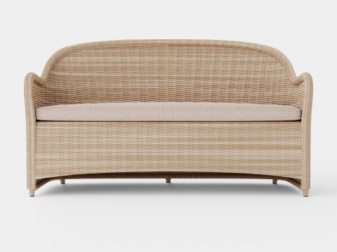 Roma 2-seater sofa Modelo 3D