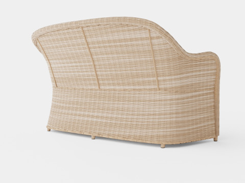 Roma 2-seater sofa Modelo 3D