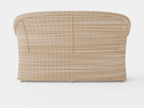 Roma 2-seater sofa Modelo 3D
