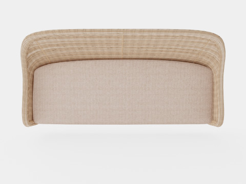 Roma 2-seater sofa Modelo 3D