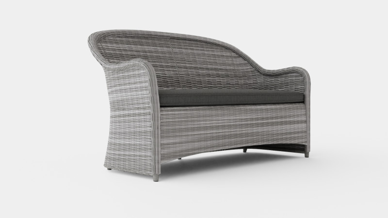 Roma 2-seater sofa Modelo 3D .c4d .max .obj .3ds .fbx .stl .blend 