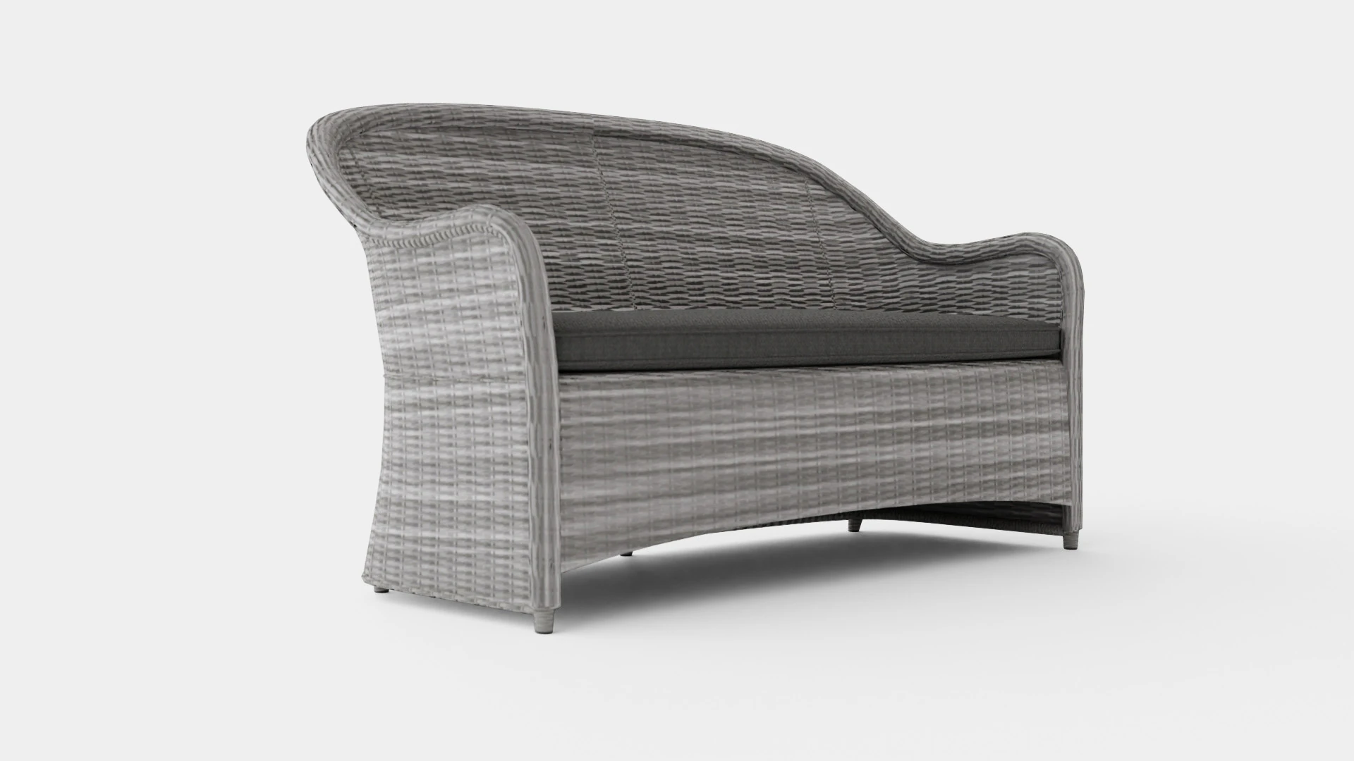 Roma 2-seater sofa 3D Model .c4d .max .obj .3ds .fbx .stl .blend 