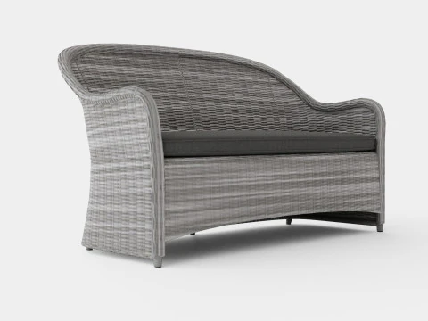 ローマ 2人掛けソファ 3Dモデル