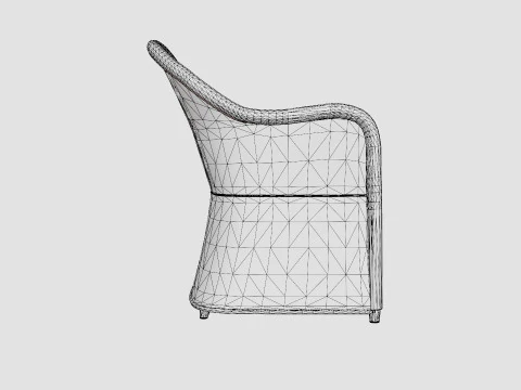 Roma 2-seater sofa 3D Model