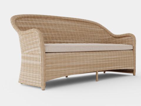 Roma 3-seater sofa 3D-Modell