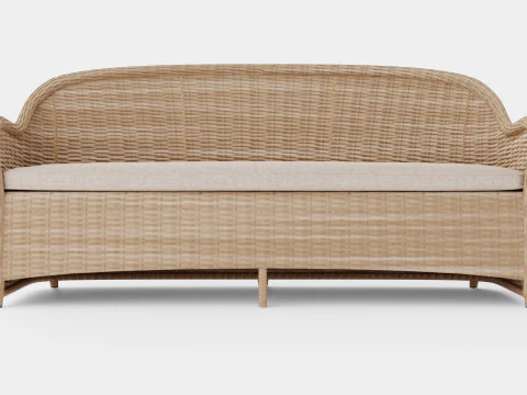Roma 3-seater sofa 3D Model