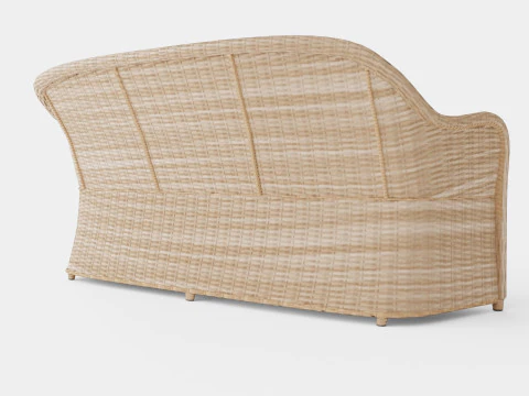 Roma 3-seater sofa 3D Model