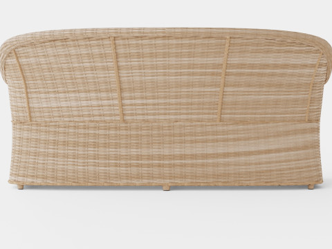 Roma 3-seater sofa 3Dモデル