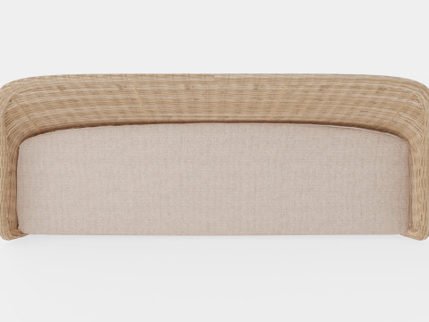 Roma 3-seater sofa 3Dモデル