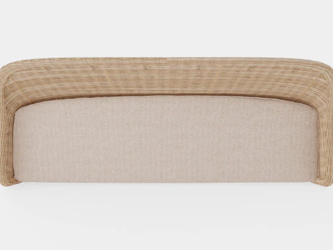 Roma 3-seater sofa 3D Model