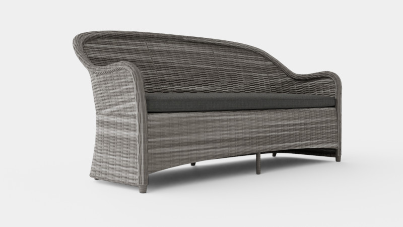 Roma 3-seater sofa 3D Model .c4d .max .obj .3ds .fbx .stl .blend 