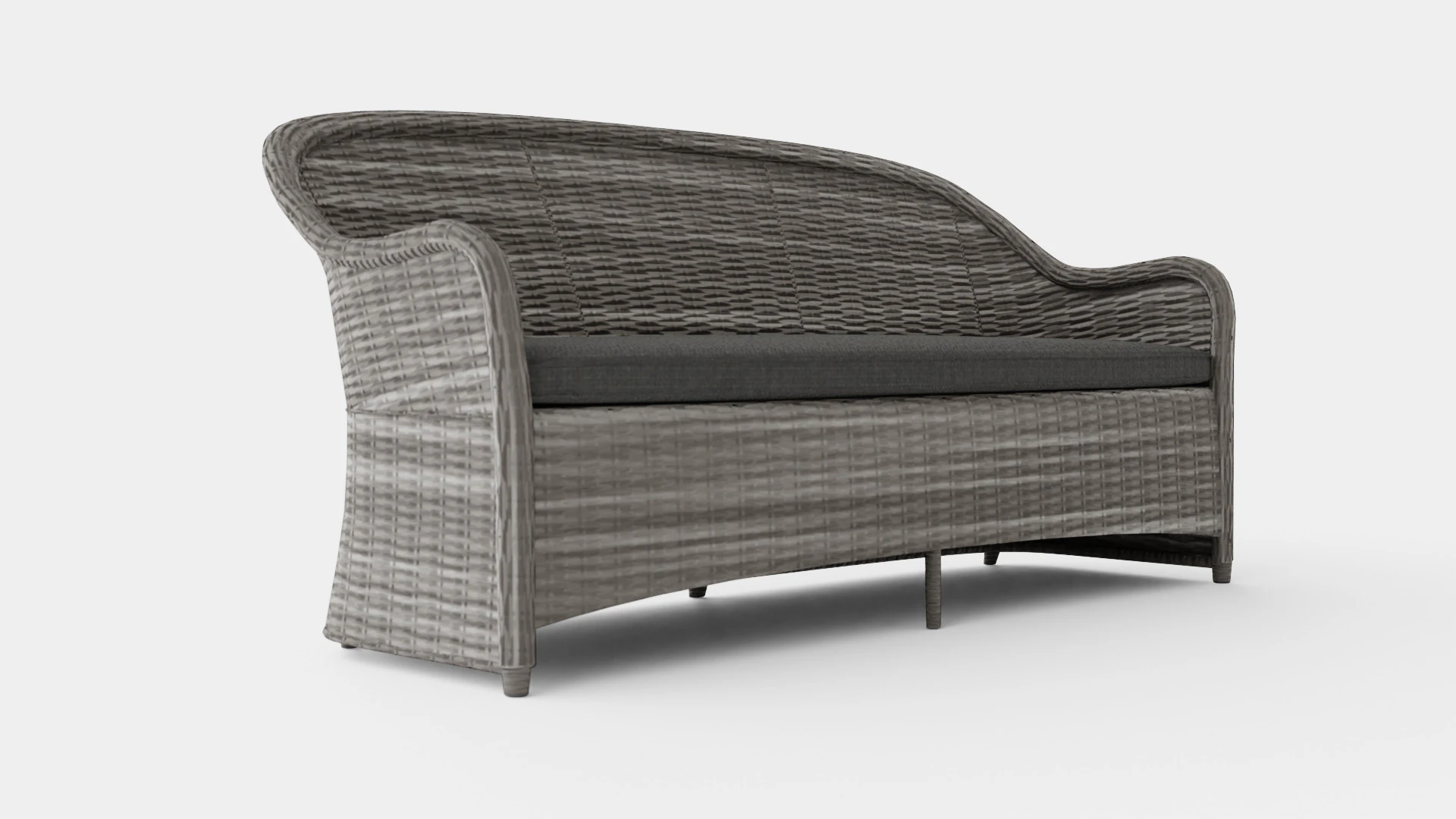Roma 3-seater sofa 3D Model .c4d .max .obj .3ds .fbx .stl .blend 