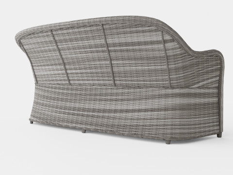 Roma 3-seater sofa 3D Model
