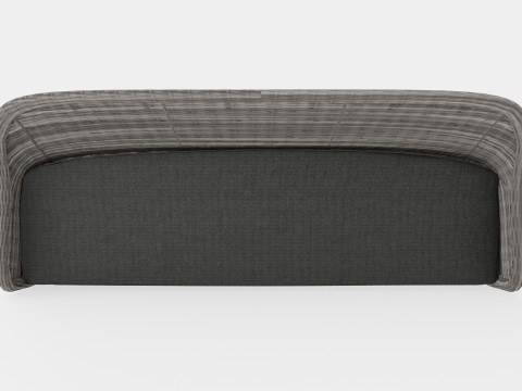 Roma 3-seater sofa 3D Model
