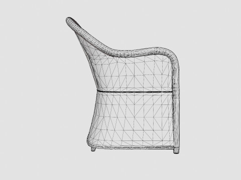Roma 3-seater sofa 3D Model