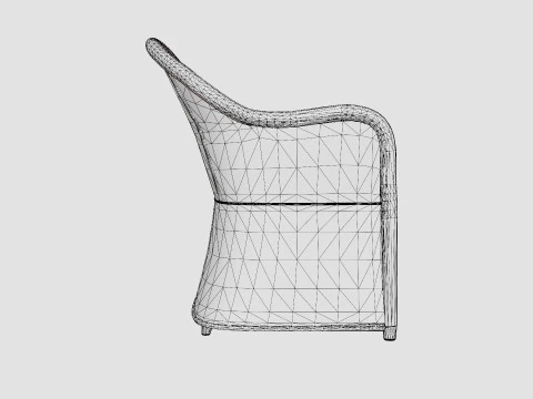 Roma 3-seater sofa 3D Model